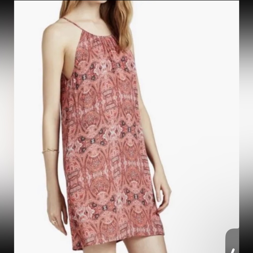 Lucky Brand sleeveless paisley pockets dress